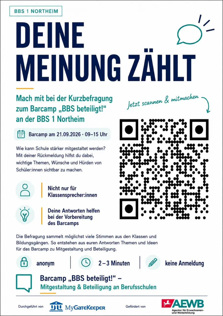 Flyer_Kurzbefragung_BBS1 Northeim